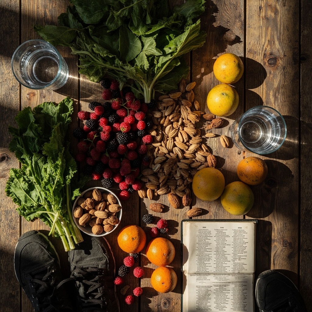 Whole food, water, and Scripture