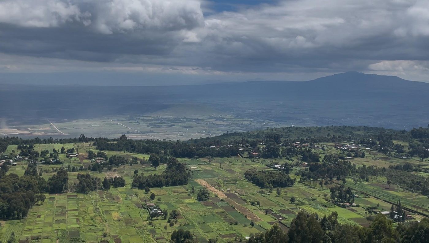 Farmland below Mount Elgon near Kimilili, Kenya